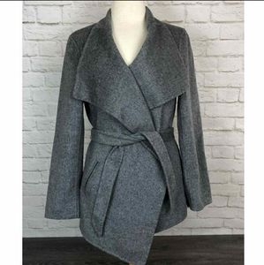 J. Jill angora wool wrap coat